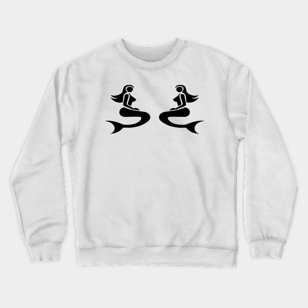 mermaids design Crewneck Sweatshirt by FromBerlinGift